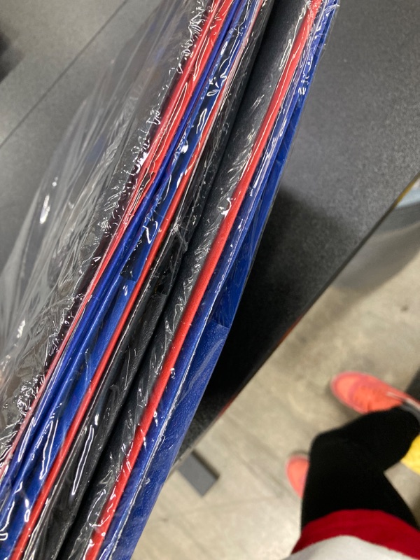 Photo 1 of 3 PACK BUNDLE///Mintra Poly Pocket Folders 3pk - Heavy Duty (Black/Blue/Red)