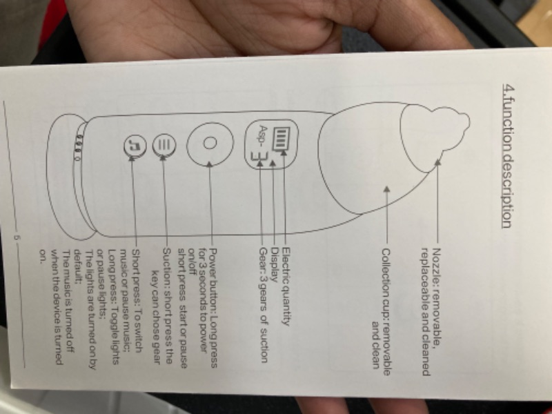 Photo 2 of Electric Baby Nasal Aspirator, Nose Suction for Babies, Booger Sucker for Toddler with 3 Silicone Tips