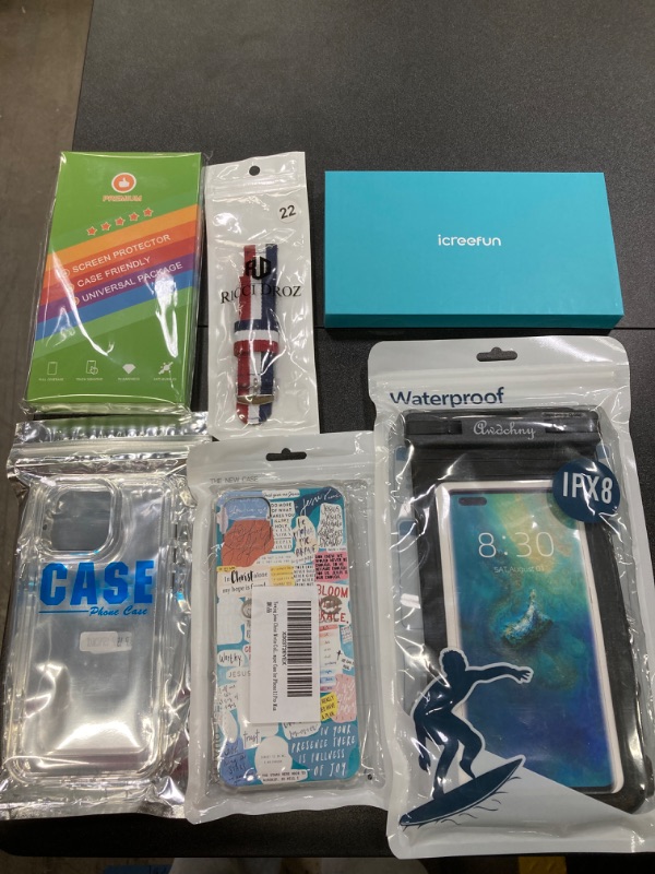 Photo 1 of MISC PHONE CASE BUNDLE///VARIOUS SIZES//SCREEN PROTECTORS 