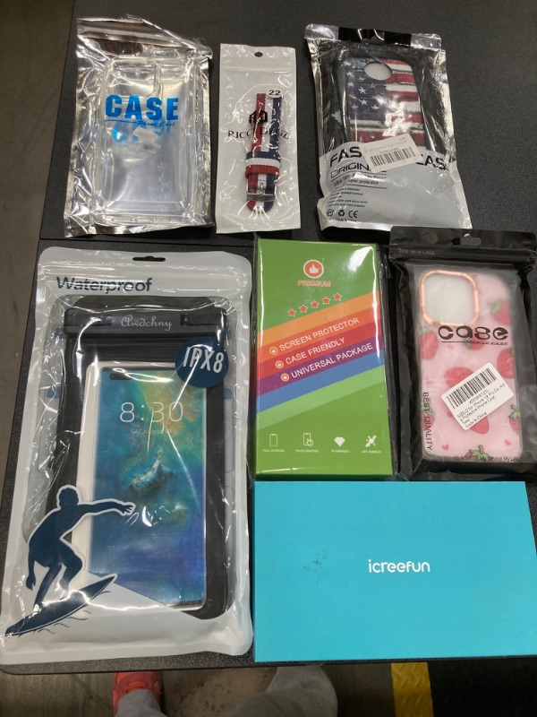 Photo 1 of MISC PHONE CASE BUNDLE///VARIOUS SIZES//SCREEN PROTECTORS 