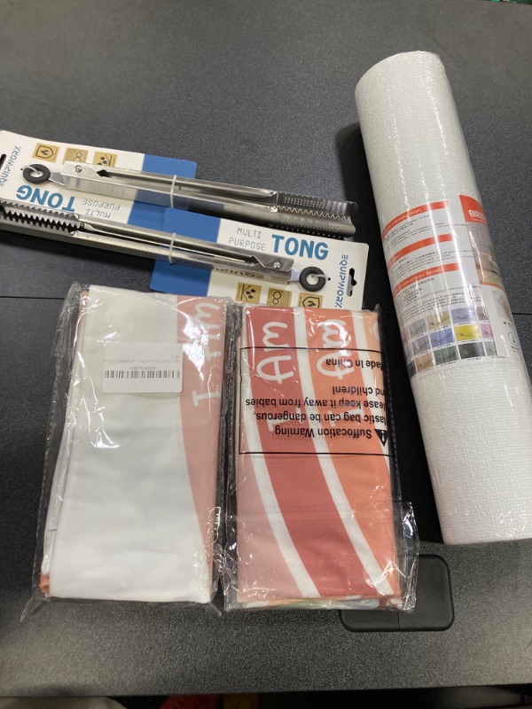Photo 1 of MISC HOME BUNDLE///WALL STICKER, PILLOW CASES AND TONGS