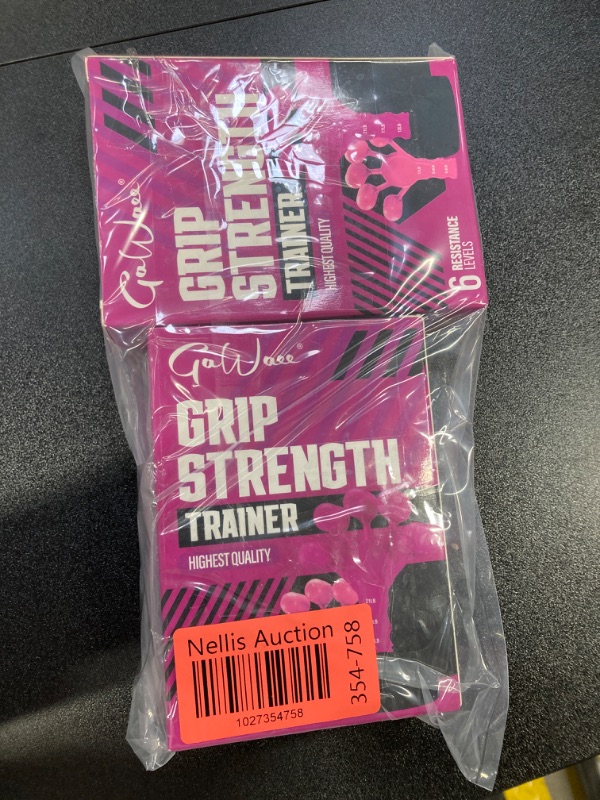 Photo 6 of 2 PACK BUNDLE///Strong Grip Strength Trainer, Durable Forearm Strengthener, Silicone Hand Grip Strengthener, Finger Strengthener for Grip Strength, Compact Hand Strengthening Devices, Effective Forearm Exerciser Red&Pink