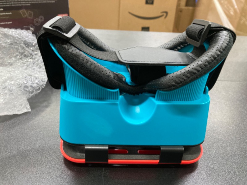 Photo 1 of Orzly VR Headset Designed for Nintendo Switch & Switch OLED Console with Adjustable Lens for a Virtual Reality Gaming Experience and for Labo VR - Colour Pop - Gift Boxed Edition Tanami