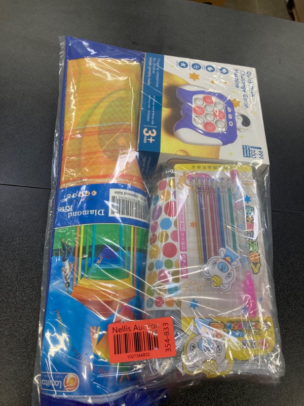 Photo 1 of MISC KIDS BUNDLE///KITE, ART KIT AND MACHINE GAME