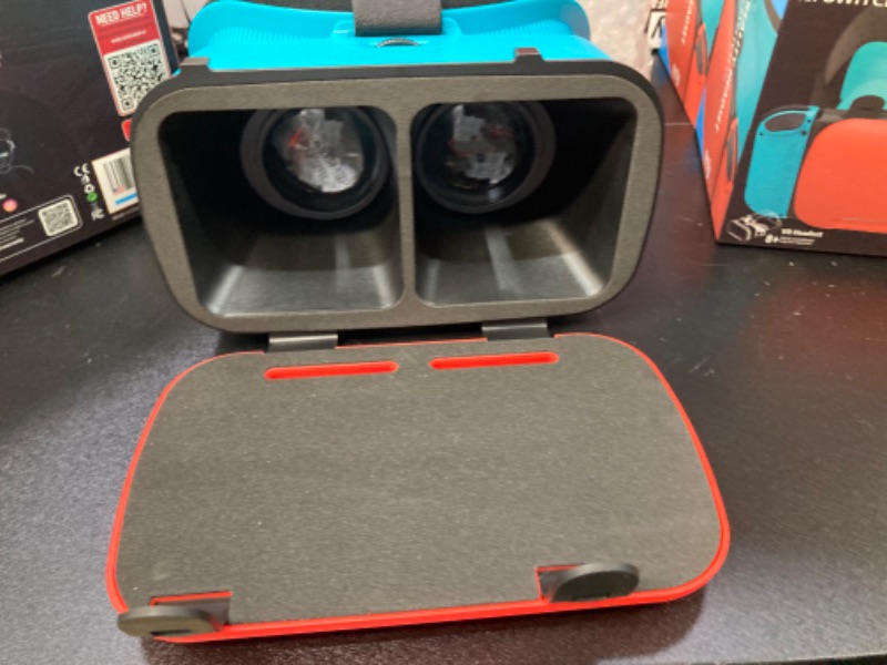 Photo 11 of Orzly VR Headset Designed for Nintendo Switch & Switch OLED Console with Adjustable Lens for a Virtual Reality Gaming Experience and for Labo VR - Colour Pop - Gift Boxed Edition Tanami