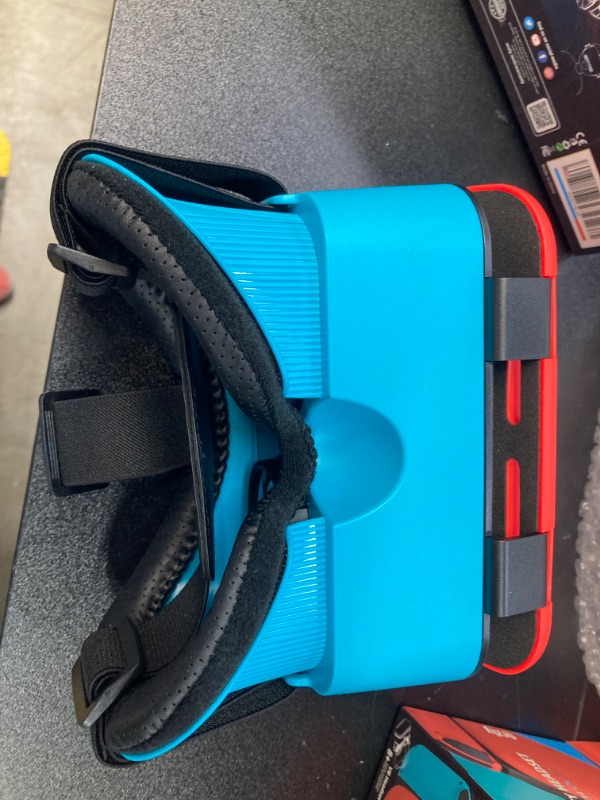Photo 1 of Orzly VR Headset Designed for Nintendo Switch & Switch OLED Console with Adjustable Lens for a Virtual Reality Gaming Experience and for Labo VR - Colour Pop - Gift Boxed Edition Tanami
