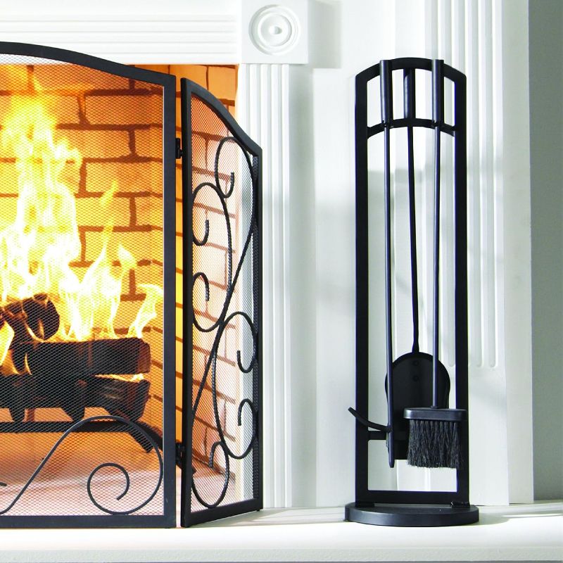 Photo 1 of Pleasant Hearth Arched 4 Piece Fireplace Toolset