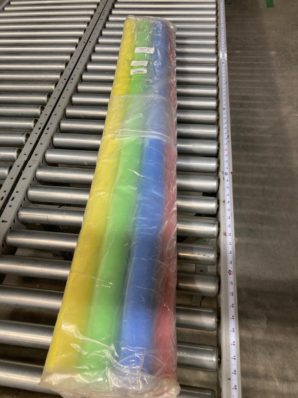 Photo 1 of 6 Pack Christmas Pool Noodles Foam Swim Noodles 52 Inch Jumbo Hollow Swimming Pool Noodle Bulk Bright Floats Heavy Duty for Christmas Party Supplies Decor Padding Bumper White, Green, Red
