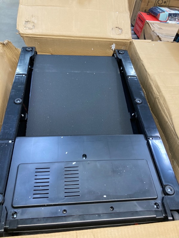Photo 1 of Lifepro Smallest Portable 30in Walking Pad Under Desk Mini Treadmill, Under Desk Small Work Desk Compact Mini Treadmill - Max Speed 3 MPH, 220 Lbs Max Weight, Home & Office Mini Walking Pad Treadmill Black