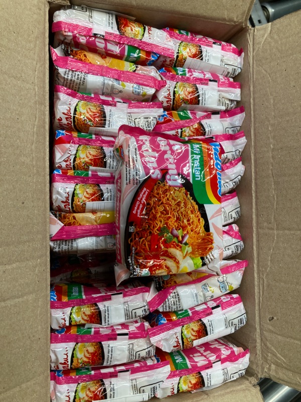 Photo 2 of Indomie Mi Goreng Instant Noodles, Halal Certified, Hot & Spicy, 40 Count (Pack of 1)