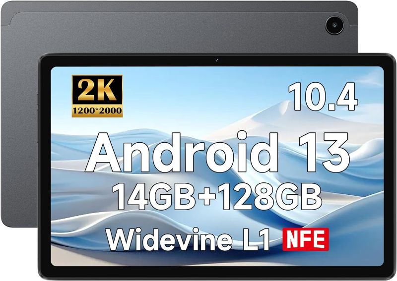 Photo 1 of ALLDOCUBE iPlay50 Android 13 Tablet 10.4" Widevine L1 14GB(6+8) RAM 128GB ROM 512GB Expandable 2000×1200 IPS Unisoc T618 8-core CPU 4G LTE Dual SIM 6000mAh GPS 5MP/8MP
