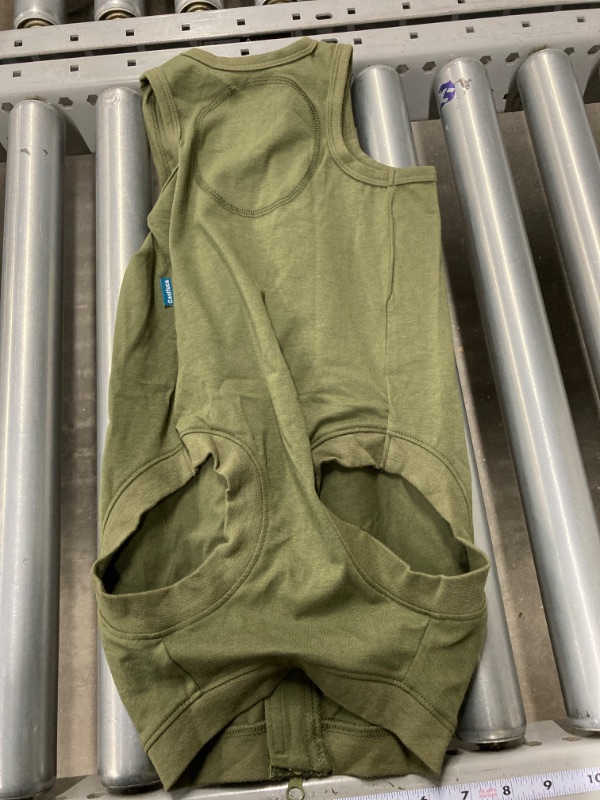 Photo 2 of ARMY GREEN!!! Dog Recovery Suit,Female Spay Male Surgery Combed Cotton Onesie for X-Large Dogs,Blank Green XL
