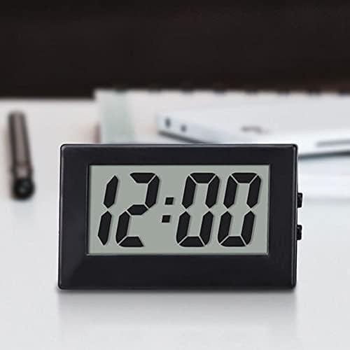 Photo 1 of 2 PACK !!! 1PC Mini Small Car Desk Digital Clock Watch Gauges Mini Digital LCD Screen Travel Desktop Clock Electronic Home Clocks Office
