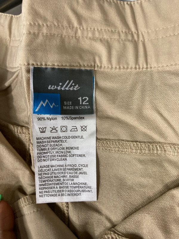 Photo 3 of Willit Women's Golf Pants Stretch Hiking Pants Quick Dry Lightweight Outdoor Casual Pants with Pockets Water Resistant
