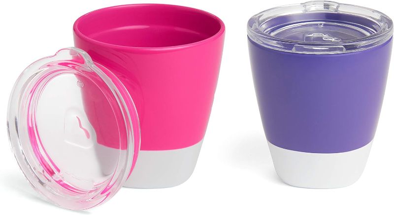 Photo 1 of Munchkin Cup Set, Purple/Pink
