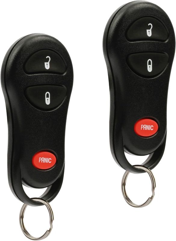 Photo 1 of Car Key Fob Keyless Entry Remote fits Dodge 1999-2002 Ram / 1999-2000 Dakota / 1999-2000 Durango (GQ43VT9T, 56045497), Set of 2
