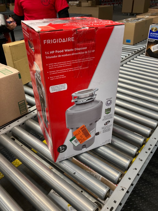 Photo 4 of BRAND NEW!Frigidaire FF13DISPC1 1.25 HP Corded Garbage Disposer for Kitchen Sinks 1 1/4 Horsepower Corded Disposer