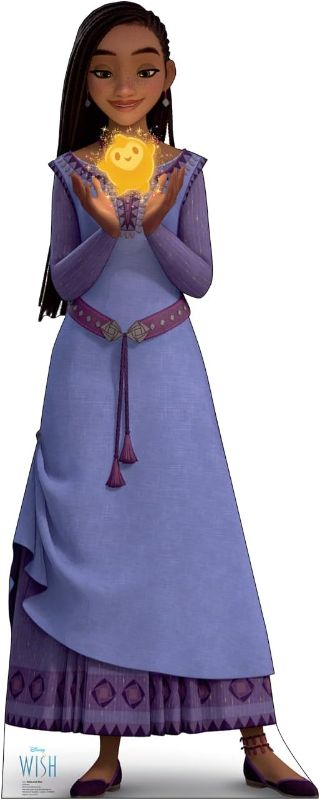 Photo 1 of Cardboard People Asha and Star Life Size Cardboard Cutout Standup - Disney's Wish (2023 Film)
