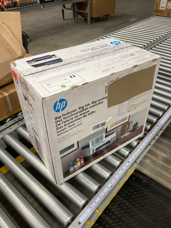 Photo 4 of BRAND NEW! HP Smart -Tank 7602 Wireless All-in-One Cartridge-free Ink Printer, up to 2 years of ink included, mobile print, scan, copy, automatic document feeder (28B70A), Gray
