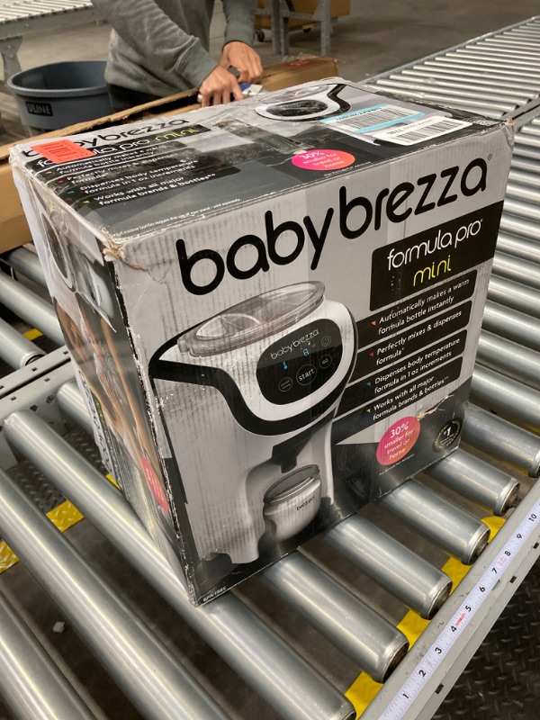 Photo 4 of Baby Brezza Formula Pro Mini Baby Formula Maker – Small Baby Formula Mixer Machine Fits Small Spaces and is Portable for Travel– Bottle Makers Makes The Perfect Bottle for Your Infant On The Go Formula Pro Mini Dispenser Machine