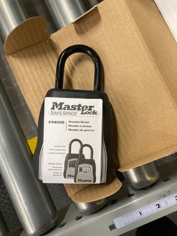Photo 3 of Master Lock Key Lock Box, Outdoor Lock Box for House Keys, Key Safe with Combination Lock, 5 Key Capacity, 5400EC 1 Pack