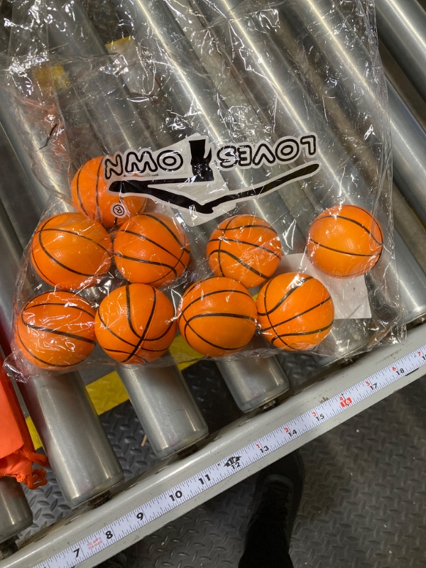 Photo 2 of 9 OUT OF 20 BALLS! LovesTown 2.5 Inch Basketball Stress Balls, 20PCS Mini Basketballs Soft Foam Basketball squishies Small Squeeze Balls Stress Anxiety Relief Balls for Sports Theme Basketballs Party Favors School