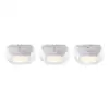 Photo 1 of 3 in. Square White LED Battery Operated Puck Light with Motion Sensor (3-Pack)