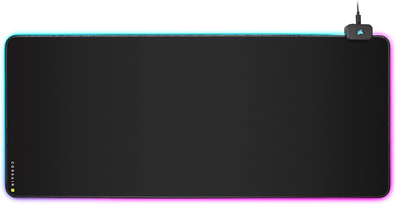 Photo 1 of CORSAIR MM700 RGB Extended Cloth Gaming Mouse Pad - 36.6" x 15.8" - 360° RGB Lighting - Two USB Port Hub - Thick Rubber - Black
Visit the Corsair Store