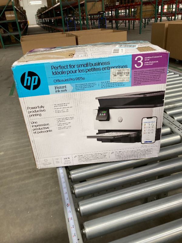 Photo 3 of HP OfficeJet Pro 9125e Wireless All-in-One Color Inkjet Printer, Print, scan, Copy, fax, ADF, Duplex Printing Best for Office, 3 Months of Ink Included (403X0A) New Version