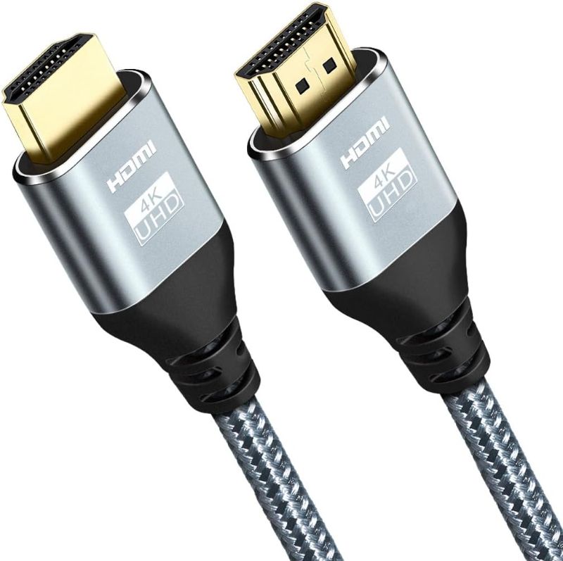 Photo 1 of HDMI Cable 4K 60HZ 20 Foot, High Speed 18 Gbps HDMI 2.0 Cable, HDR, HDCP 2.2/1.4, 3D, 2160P,1080P 28AWG HDMI Cord for UHD Samsung TV, Monitor, PS4/3, Xbox One