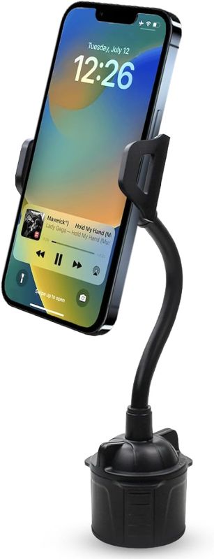 Photo 1 of Cup Holder Phone Mount for Car - Cup Holder Phone Holder with Adjustable Gooseneck - Universal Phone Cup Holder for Car Stable & Durable Compatible with All Phones