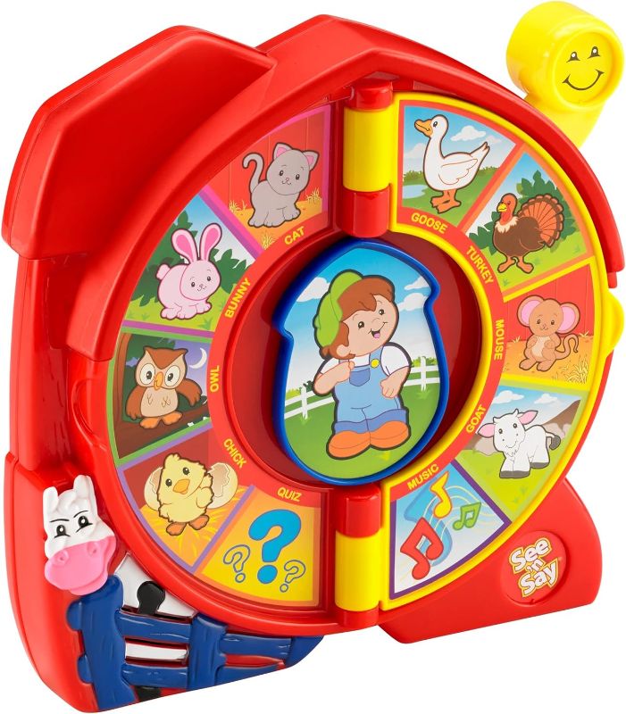 Photo 1 of Fisher-Price Little People Toddler Learning Toy, See ‘n Say The Farmer Says, Game with Music Sounds & Phrases Ages 18+ Months