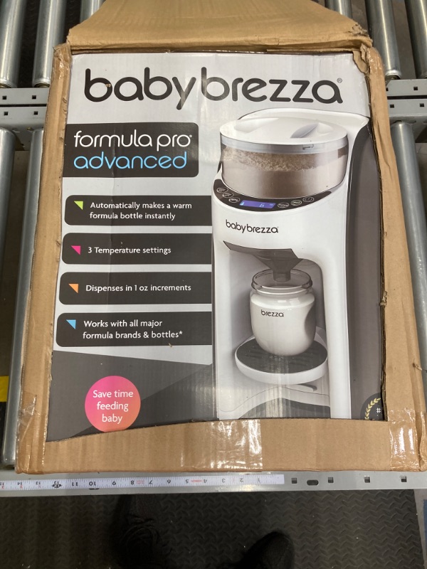 Photo 2 of New and Improved Baby Brezza Formula Pro Advanced Formula Dispenser Machine - Automatically Mix a Warm Formula Bottle Instantly - Easily Make Bottle with Automatic Powder Blending