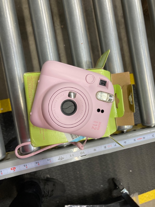 Photo 1 of Fujifilm Instax Mini 12 Instant Camera + Camera Case - Blossom Pink Blossom Pink Camera+Case