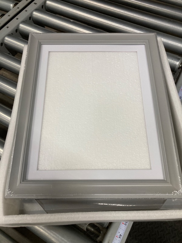 Photo 1 of Anozie 10x12.5 Kids Art Frames for Kids Artwork Frames Changeable Front Opening Glass, Display 8.5x11 with Mat or 10x12.5 Without Mat for Kids Drawings, Schoolwork, Hanging Art, Crafts (2 Pack-Grey) Grey 10x12.5-2P