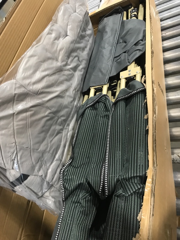 Photo 1 of ETSG XXL Portable Folding Camping Cot,Oversize 31.5in Width Sleeping Cot with Pad,Cots for Sleeping.Comfortable Double Layer Oxford Heavy Duty with Carry Bag for Office/Home Nap/Outdoor Travel Gold