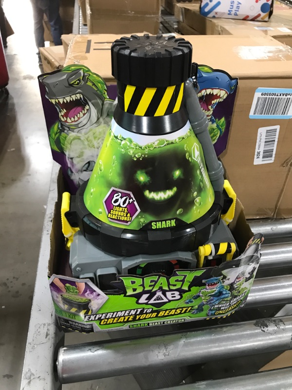 Photo 2 of Beast Lab – Shark Beast Creator. Add Ingredients & Follow The Experiment's Steps to Create Your Beast! with Real Bio Mist & 80+ Lights, Sounds and Reactions – Shark Style May Vary Sharks