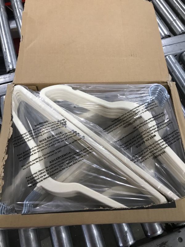 Photo 1 of 50 Pack Heavy Duty Ivory Hangers