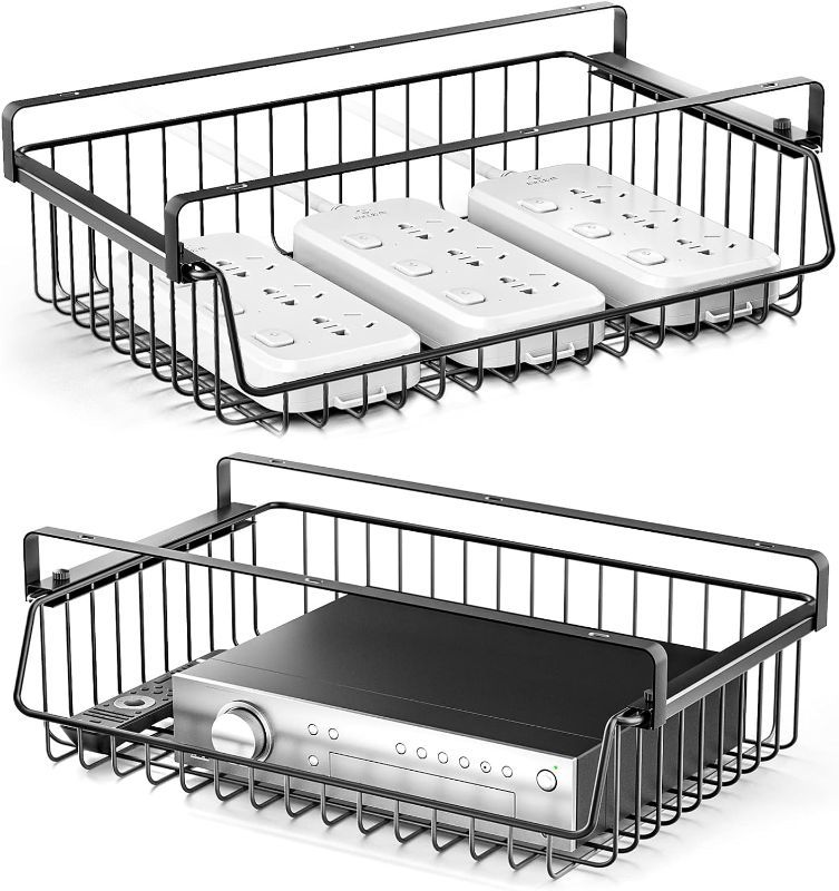 Photo 1 of Juosta Desk Side Storage, No Drill Under Desk Cable Management Tray