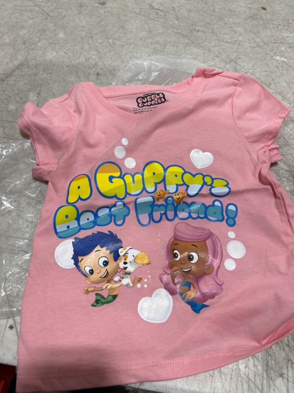 Photo 1 of Bubble Guppies Girls' Toddler Short Sleeve T-Shirt 5T Pink