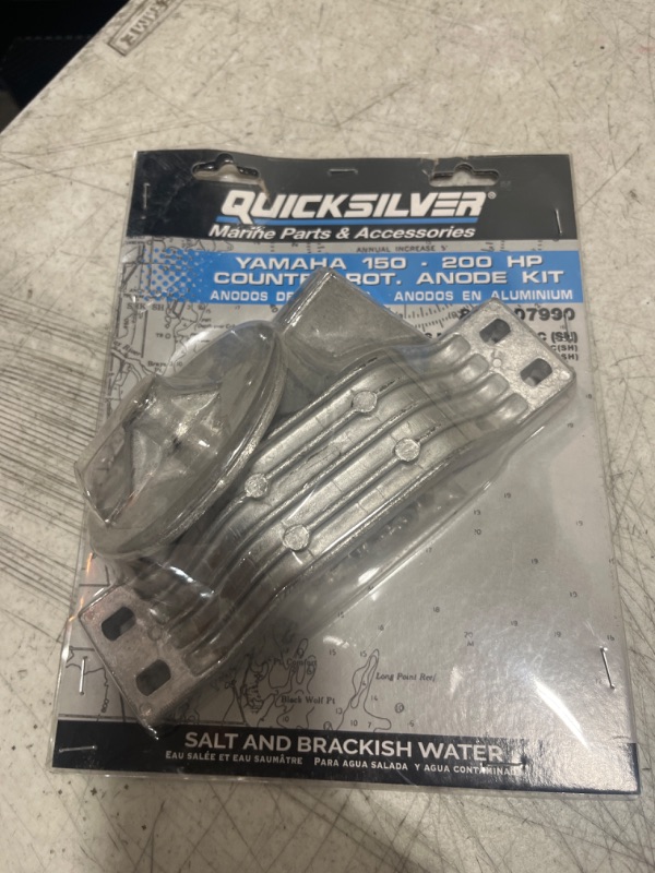 Photo 1 of Quicksilver 8M6007990 Aluminum Anode Kit for Yamaha Counter Rotating 150 Hp OutboardsQuicksilver 8M6007990 Aluminum Anode Kit for Yamaha Counter Rotating 150 Hp Outboards