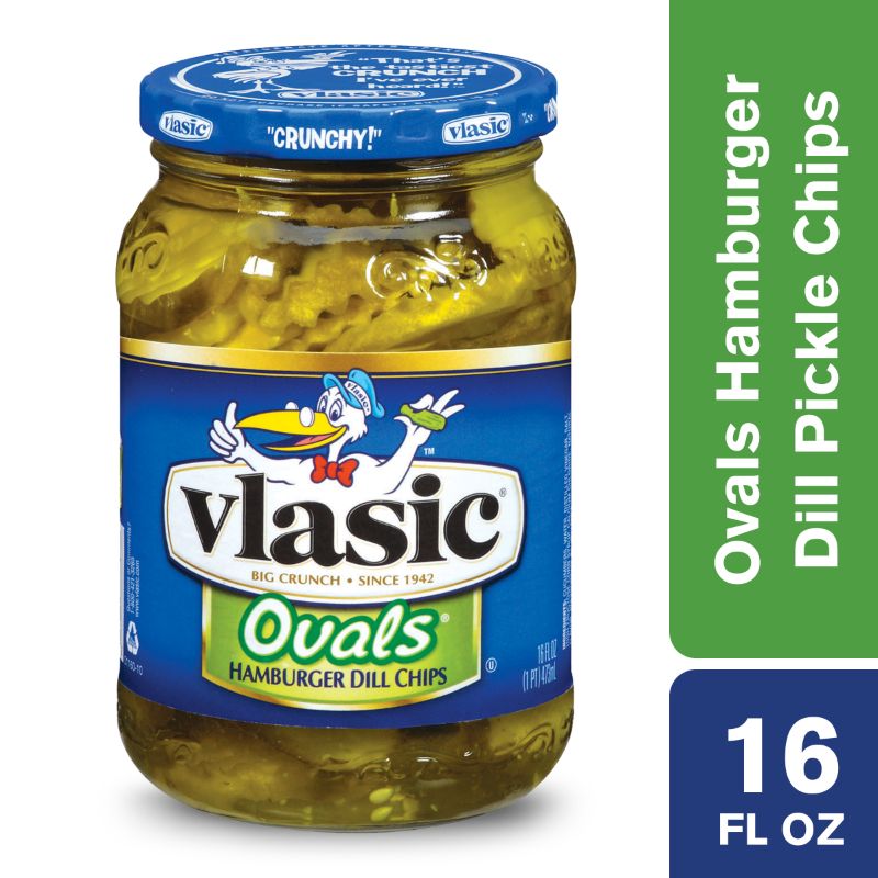 Photo 1 of 11 PACK - Vlasic Ovals Hamburger Dill Chips - 16 Fl Oz EXP - MARCH 24 - 24 
