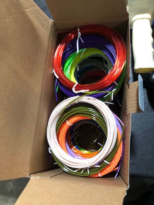 Photo 2 of FIROS PLA 3D Pen Filament Refills Pack, 32 Colors 3D Pen PLA Filament, Each Color 16.4 ft,3D Printing Pen PLA Filament, Compatible with SCRIB3D MYNT3D 3D Pen, Not Suitable for 3Doodler 16.4 Ft Each X 32 Colors