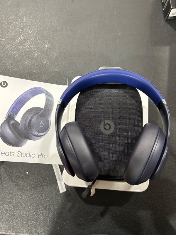 Photo 4 of Beats Studio Pro - Wireless Bluetooth Noise Cancelling Headphones - Navy