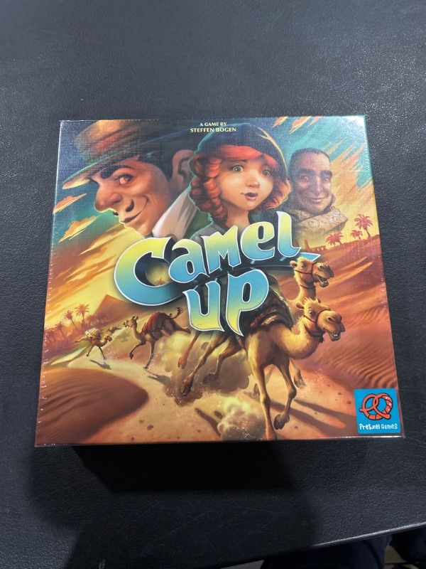 Photo 2 of Camel Up (Second Edition) | Strategy , Dice Game | Family Board Game for Adults and Kids | Ages 8 and up | 3 to 8 Players | Average Playtime 30-45 Minutes | Made by Eggertspiele