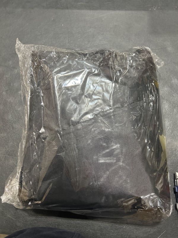 Photo 1 of 12 FT Pool Cover Round, Above Ground Frame Pools Cover 12 Ft Round, with Drain Holes and Tie-Down Ropes, for PVC Pool Covers, and Other Above Ground Swimming Pools, Black (Cover Only)