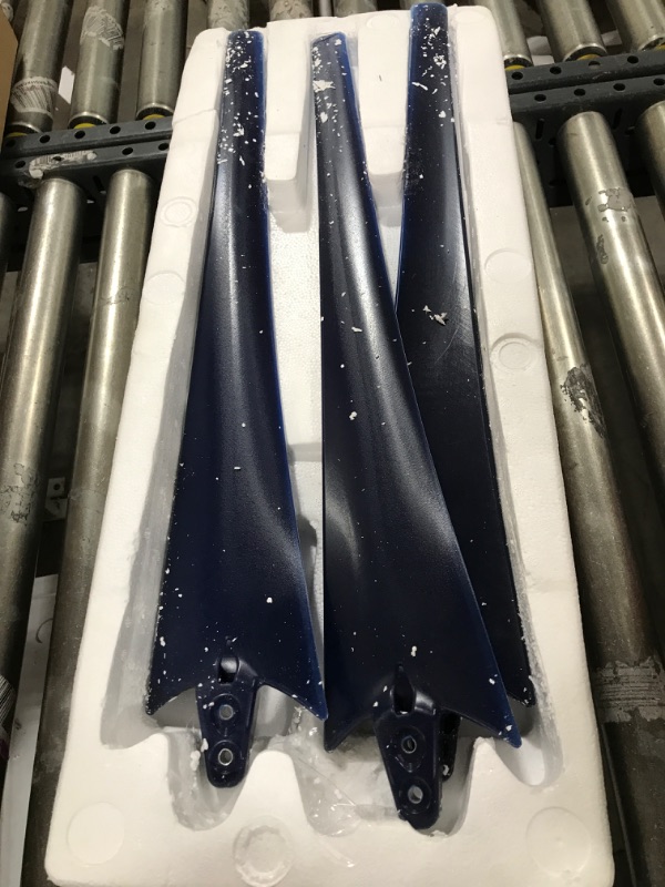 Photo 1 of 1200W Wind Generator Turbines Kit, Small 3 Blades Generator Power Parts Turbines Kit for Marine Home Charging(Blue 12V)