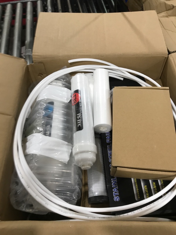 Photo 2 of FS-TFC 5-Stage Reverse Osmosis Water Filtration System 100GPD Fast Flow Plus Extra 4 Filter for Free (FS-RO-100G-A)