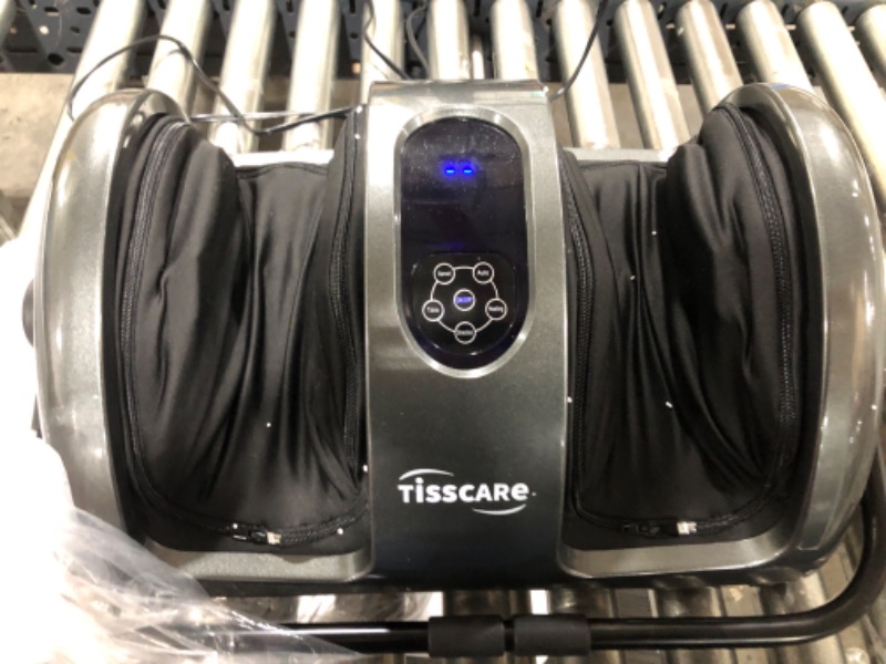 Photo 2 of TISSCARE Shiatsu Massage Foot Massager Machine - Improves Blood Flow Circulation, Deep Kneading & Tissue with Heat/Remote, Neuropathy, Plantar Fasciitis, Diabetics, Pain Relief
