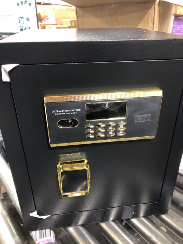 Photo 2 of 2.3 Cu ft Large Fire proof Safe Boxes for HOME USE, Digital Security Safe Box with Combination Lock and Removable Shelf, Personal Safe for Home Firearm Medicine Money Documents Valuables 45CA-1